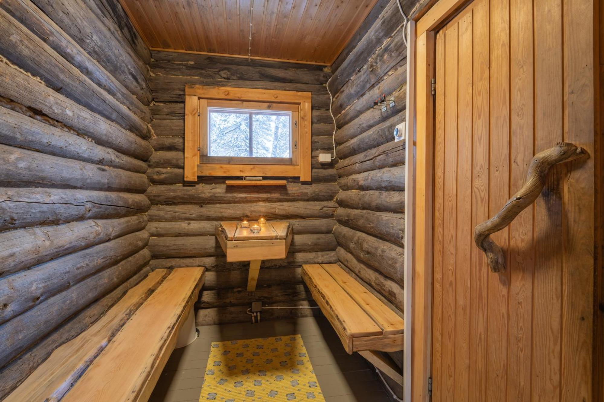 Kuukkeli Log Houses Aurora Cabin - Jaspis 萨利色尔卡 外观 照片