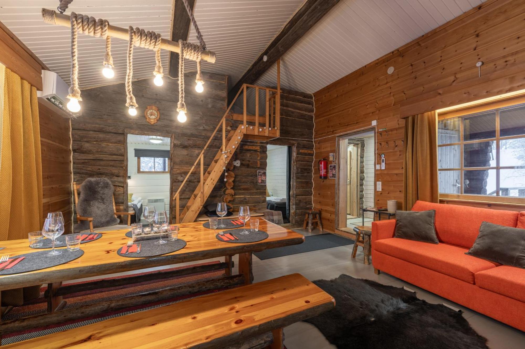 Kuukkeli Log Houses Aurora Cabin - Jaspis 萨利色尔卡 外观 照片